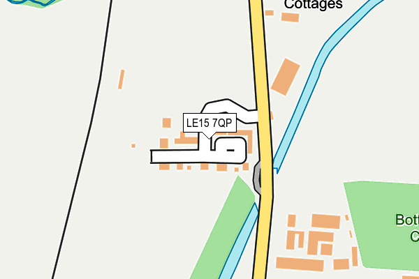 LE15 7QP map - OS OpenMap – Local (Ordnance Survey) LE15 7QP map - OS OpenMap – Local (Ordnance Survey)