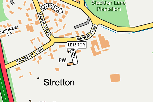 LE15 7QR map - OS OpenMap – Local (Ordnance Survey) LE15 7QR map - OS OpenMap – Local (Ordnance Survey)