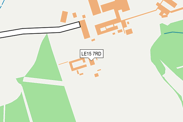 LE15 7RD map - OS OpenMap – Local (Ordnance Survey) LE15 7RD map - OS OpenMap – Local (Ordnance Survey)