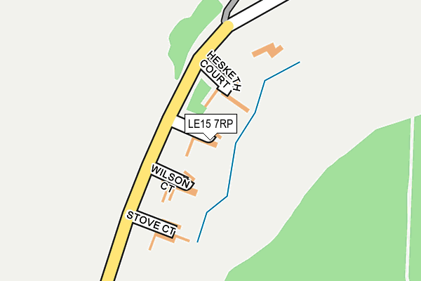 LE15 7RP map - OS OpenMap – Local (Ordnance Survey) LE15 7RP map - OS OpenMap – Local (Ordnance Survey)