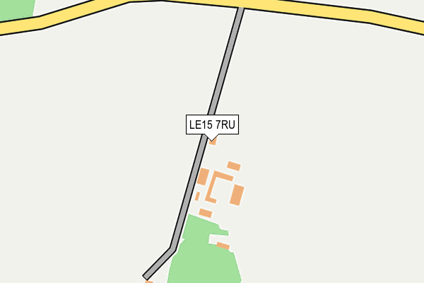 LE15 7RU map - OS OpenMap – Local (Ordnance Survey) LE15 7RU map - OS OpenMap – Local (Ordnance Survey)