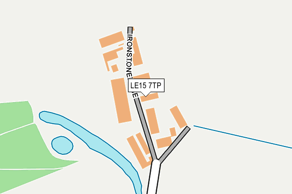 LE15 7TP map - OS OpenMap – Local (Ordnance Survey) LE15 7TP map - OS OpenMap – Local (Ordnance Survey)