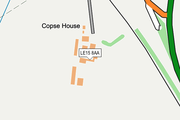 LE15 8AA map - OS OpenMap – Local (Ordnance Survey) LE15 8AA map - OS OpenMap – Local (Ordnance Survey)