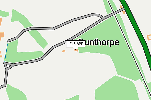 LE15 8BE map - OS OpenMap – Local (Ordnance Survey) LE15 8BE map - OS OpenMap – Local (Ordnance Survey)