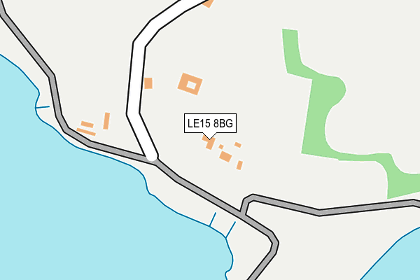 LE15 8BG map - OS OpenMap – Local (Ordnance Survey) LE15 8BG map - OS OpenMap – Local (Ordnance Survey)