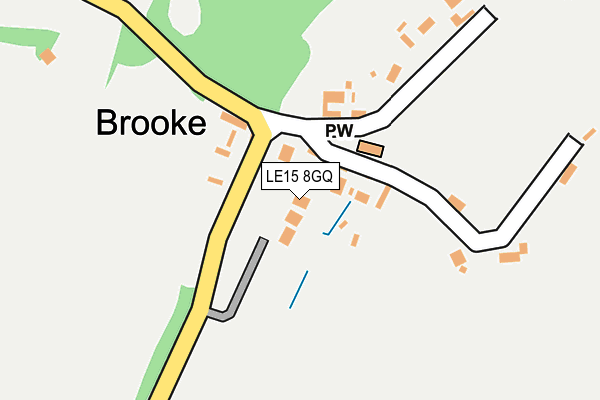 LE15 8GQ map - OS OpenMap – Local (Ordnance Survey) LE15 8GQ map - OS OpenMap – Local (Ordnance Survey)