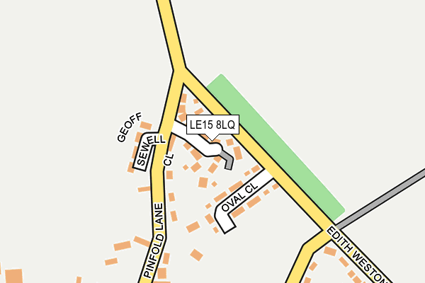 LE15 8LQ map - OS OpenMap – Local (Ordnance Survey) LE15 8LQ map - OS OpenMap – Local (Ordnance Survey)