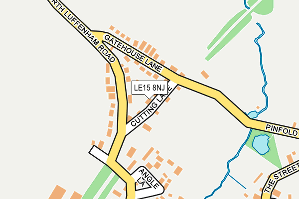 LE15 8NJ map - OS OpenMap – Local (Ordnance Survey) LE15 8NJ map - OS OpenMap – Local (Ordnance Survey)