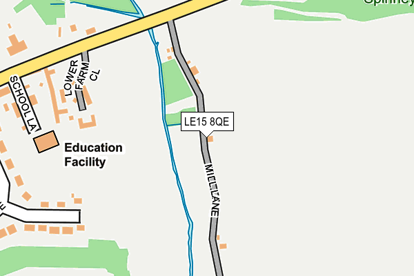 LE15 8QE map - OS OpenMap – Local (Ordnance Survey) LE15 8QE map - OS OpenMap – Local (Ordnance Survey)