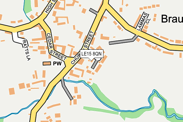 LE15 8QN map - OS OpenMap – Local (Ordnance Survey) LE15 8QN map - OS OpenMap – Local (Ordnance Survey)