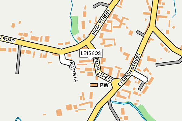 LE15 8QS map - OS OpenMap – Local (Ordnance Survey) LE15 8QS map - OS OpenMap – Local (Ordnance Survey)