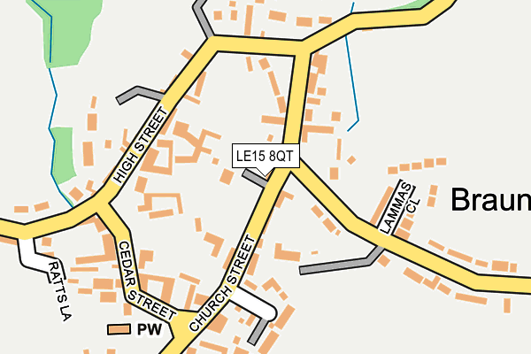 LE15 8QT map - OS OpenMap – Local (Ordnance Survey) LE15 8QT map - OS OpenMap – Local (Ordnance Survey)