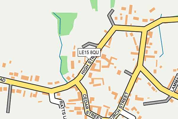 LE15 8QU map - OS OpenMap – Local (Ordnance Survey) LE15 8QU map - OS OpenMap – Local (Ordnance Survey)