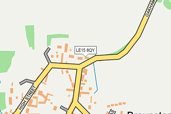 LE15 8QY map - OS OpenMap – Local (Ordnance Survey) LE15 8QY map - OS OpenMap – Local (Ordnance Survey)