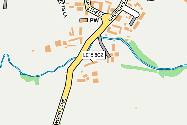 LE15 8QZ map - OS OpenMap – Local (Ordnance Survey) LE15 8QZ map - OS OpenMap – Local (Ordnance Survey)