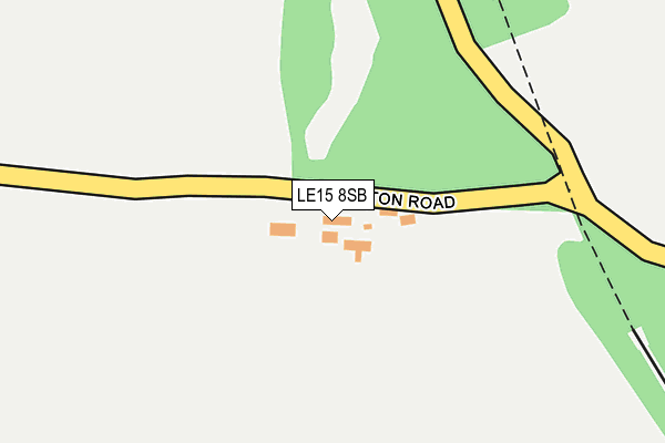 LE15 8SB map - OS OpenMap – Local (Ordnance Survey) LE15 8SB map - OS OpenMap – Local (Ordnance Survey)