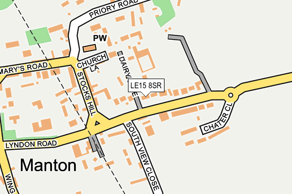 LE15 8SR map - OS OpenMap – Local (Ordnance Survey) LE15 8SR map - OS OpenMap – Local (Ordnance Survey)
