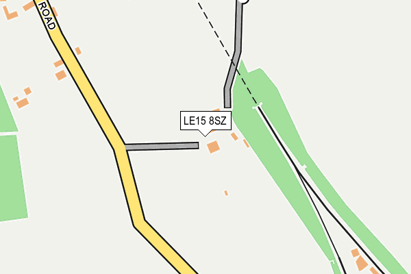 LE15 8SZ map - OS OpenMap – Local (Ordnance Survey) LE15 8SZ map - OS OpenMap – Local (Ordnance Survey)