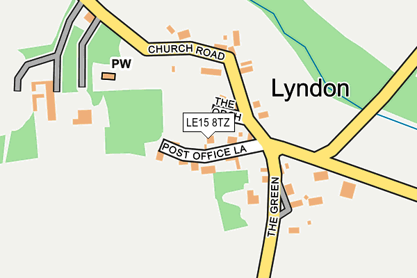 LE15 8TZ map - OS OpenMap – Local (Ordnance Survey) LE15 8TZ map - OS OpenMap – Local (Ordnance Survey)