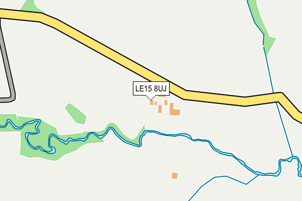 LE15 8UJ map - OS OpenMap – Local (Ordnance Survey) LE15 8UJ map - OS OpenMap – Local (Ordnance Survey)