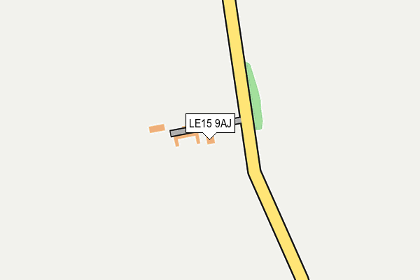LE15 9AJ map - OS OpenMap – Local (Ordnance Survey) LE15 9AJ map - OS OpenMap – Local (Ordnance Survey)