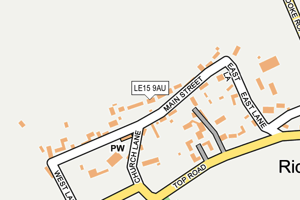 LE15 9AU map - OS OpenMap – Local (Ordnance Survey) LE15 9AU map - OS OpenMap – Local (Ordnance Survey)