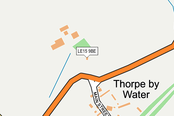 LE15 9BE map - OS OpenMap – Local (Ordnance Survey) LE15 9BE map - OS OpenMap – Local (Ordnance Survey)