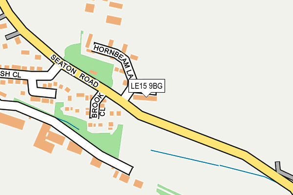 LE15 9BG map - OS OpenMap – Local (Ordnance Survey) LE15 9BG map - OS OpenMap – Local (Ordnance Survey)