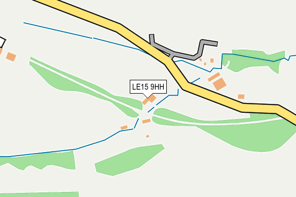 LE15 9HH map - OS OpenMap – Local (Ordnance Survey) LE15 9HH map - OS OpenMap – Local (Ordnance Survey)