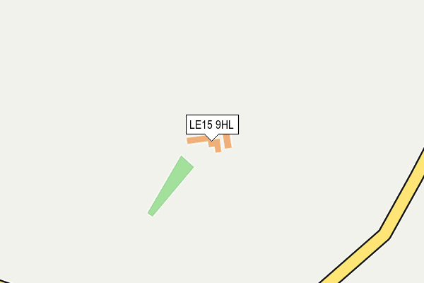 LE15 9HL map - OS OpenMap – Local (Ordnance Survey) LE15 9HL map - OS OpenMap – Local (Ordnance Survey)