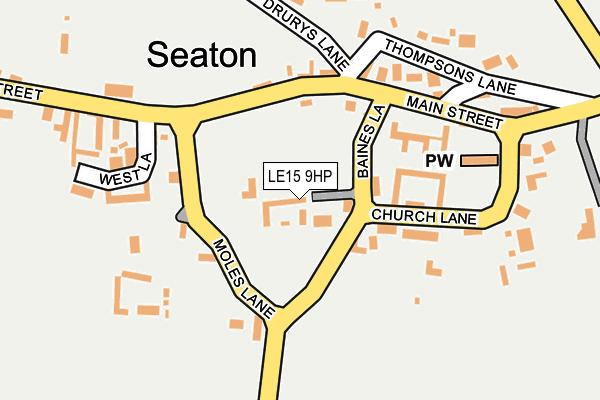 LE15 9HP map - OS OpenMap – Local (Ordnance Survey) LE15 9HP map - OS OpenMap – Local (Ordnance Survey)