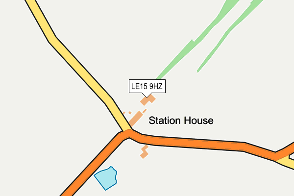LE15 9HZ map - OS OpenMap – Local (Ordnance Survey) LE15 9HZ map - OS OpenMap – Local (Ordnance Survey)