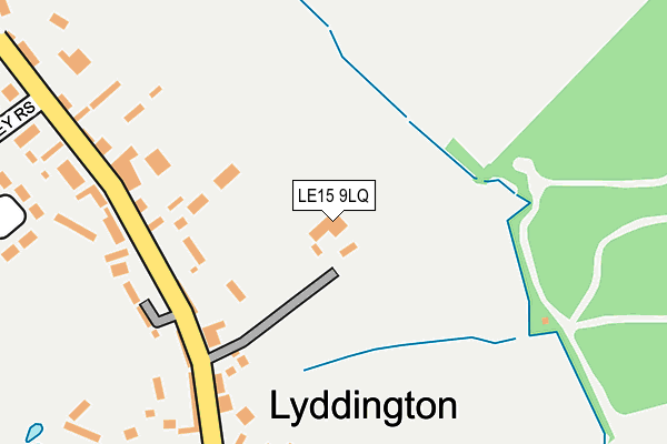 LE15 9LQ map - OS OpenMap – Local (Ordnance Survey) LE15 9LQ map - OS OpenMap – Local (Ordnance Survey)