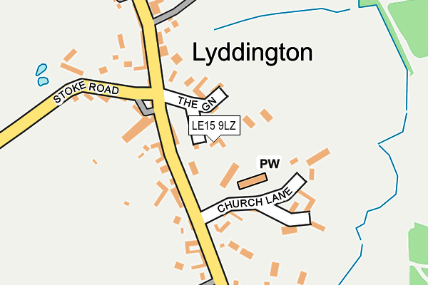 LE15 9LZ map - OS OpenMap – Local (Ordnance Survey) LE15 9LZ map - OS OpenMap – Local (Ordnance Survey)