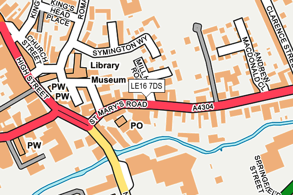LE16 7DS map - OS OpenMap – Local (Ordnance Survey) LE16 7DS map - OS OpenMap – Local (Ordnance Survey)