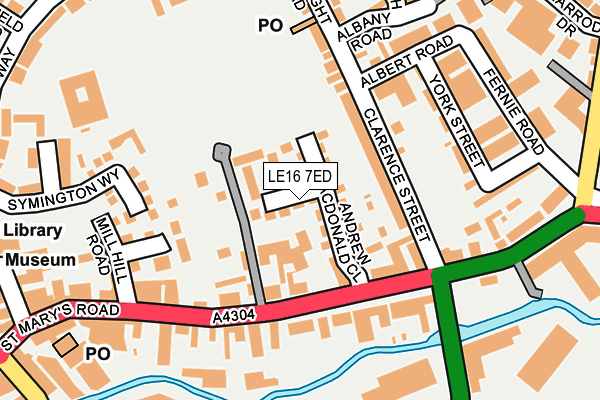 LE16 7ED map - OS OpenMap – Local (Ordnance Survey) LE16 7ED map - OS OpenMap – Local (Ordnance Survey)