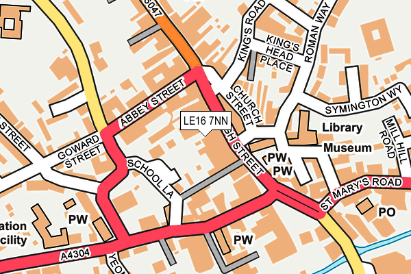 LE16 7NN map - OS OpenMap – Local (Ordnance Survey) LE16 7NN map - OS OpenMap – Local (Ordnance Survey)
