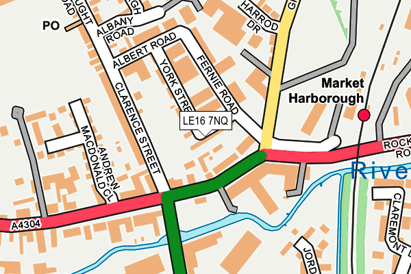 LE16 7NQ map - OS OpenMap – Local (Ordnance Survey) LE16 7NQ map - OS OpenMap – Local (Ordnance Survey)