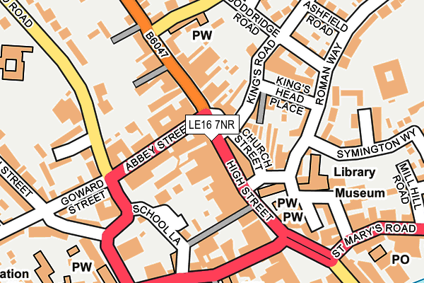 LE16 7NR map - OS OpenMap – Local (Ordnance Survey) LE16 7NR map - OS OpenMap – Local (Ordnance Survey)