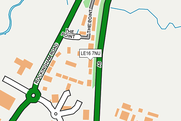 LE16 7NU map - OS OpenMap – Local (Ordnance Survey) LE16 7NU map - OS OpenMap – Local (Ordnance Survey)