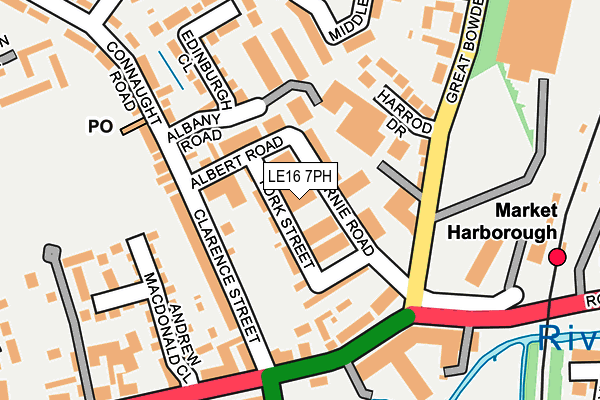 LE16 7PH map - OS OpenMap – Local (Ordnance Survey) LE16 7PH map - OS OpenMap – Local (Ordnance Survey)