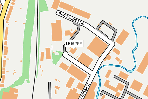 LE16 7PP map - OS OpenMap – Local (Ordnance Survey) LE16 7PP map - OS OpenMap – Local (Ordnance Survey)