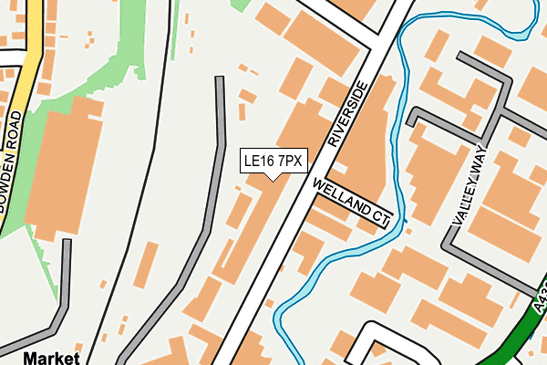 LE16 7PX map - OS OpenMap – Local (Ordnance Survey) LE16 7PX map - OS OpenMap – Local (Ordnance Survey)