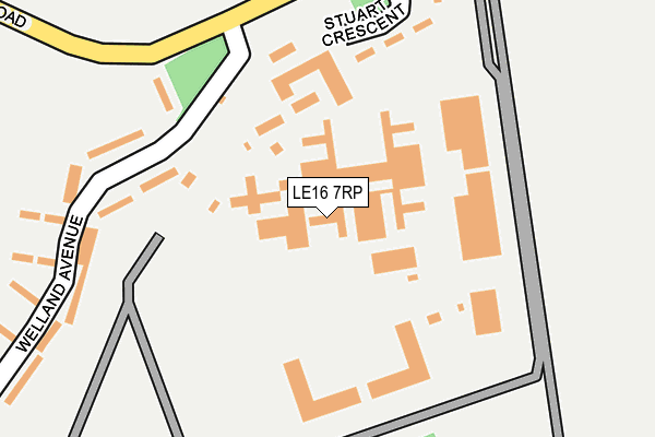 LE16 7RP map - OS OpenMap – Local (Ordnance Survey) LE16 7RP map - OS OpenMap – Local (Ordnance Survey)