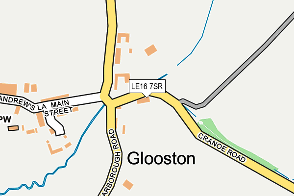 LE16 7SR map - OS OpenMap – Local (Ordnance Survey) LE16 7SR map - OS OpenMap – Local (Ordnance Survey)