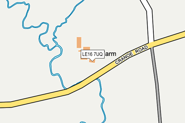 LE16 7UQ map - OS OpenMap – Local (Ordnance Survey) LE16 7UQ map - OS OpenMap – Local (Ordnance Survey)