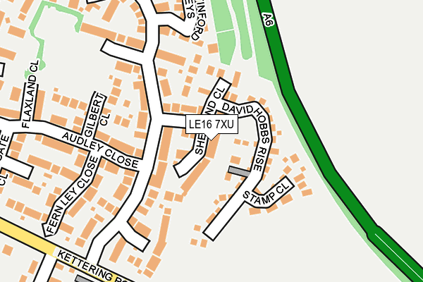 LE16 7XU map - OS OpenMap – Local (Ordnance Survey) LE16 7XU map - OS OpenMap – Local (Ordnance Survey)