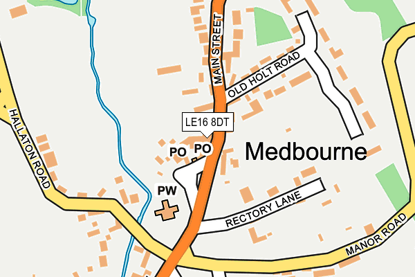 LE16 8DT map - OS OpenMap – Local (Ordnance Survey) LE16 8DT map - OS OpenMap – Local (Ordnance Survey)