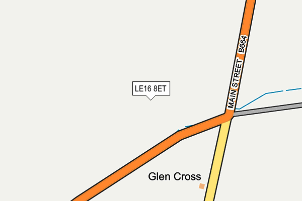 LE16 8ET map - OS OpenMap – Local (Ordnance Survey) LE16 8ET map - OS OpenMap – Local (Ordnance Survey)