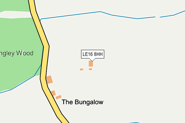 LE16 8HH map - OS OpenMap – Local (Ordnance Survey) LE16 8HH map - OS OpenMap – Local (Ordnance Survey)
